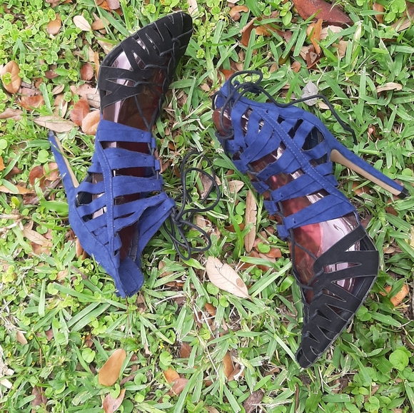 Zara Basic Strappy Open Bootie Style Stiletto 9 - Picture 2 of 8